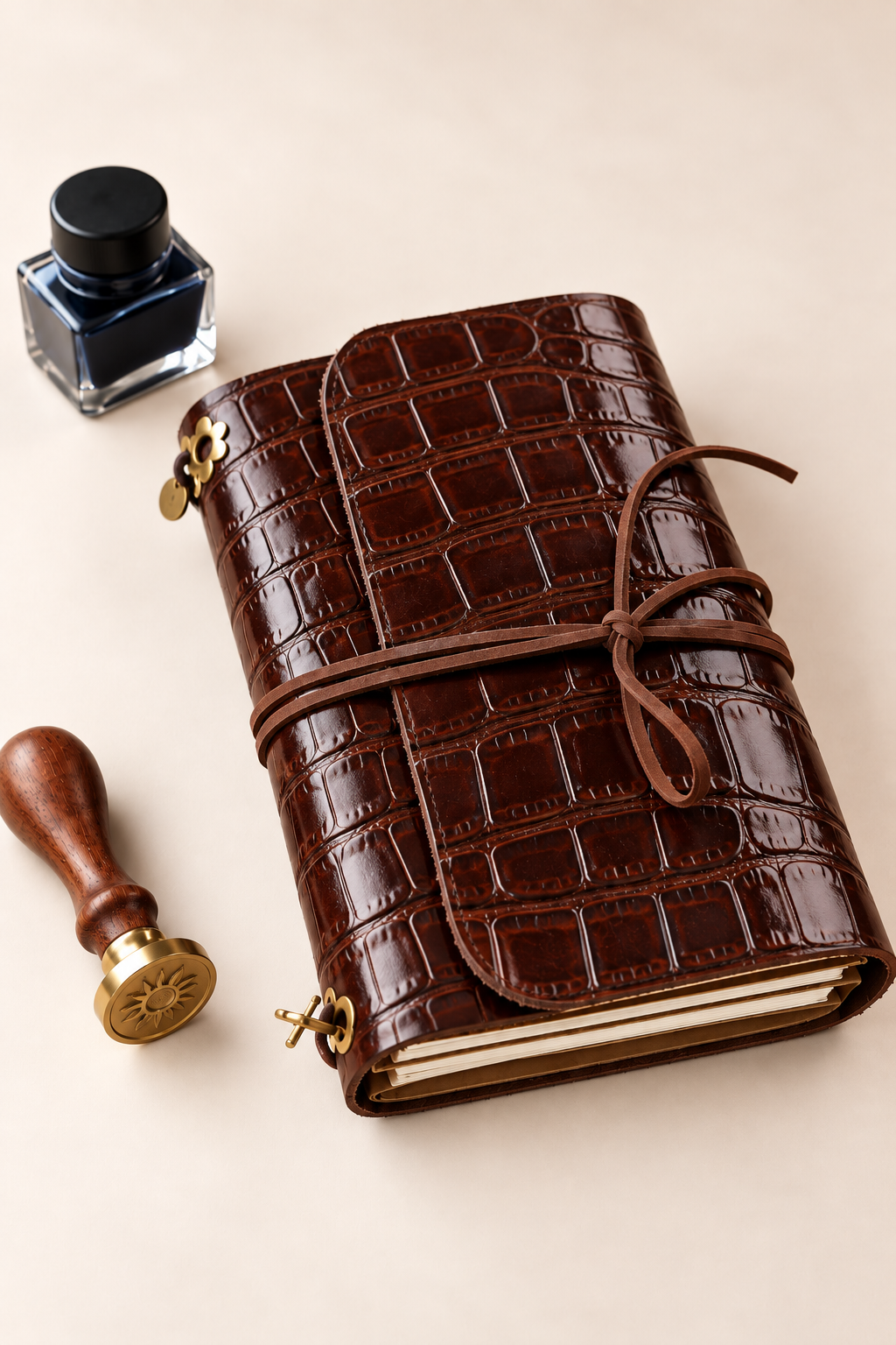 Customizable Leather Journal