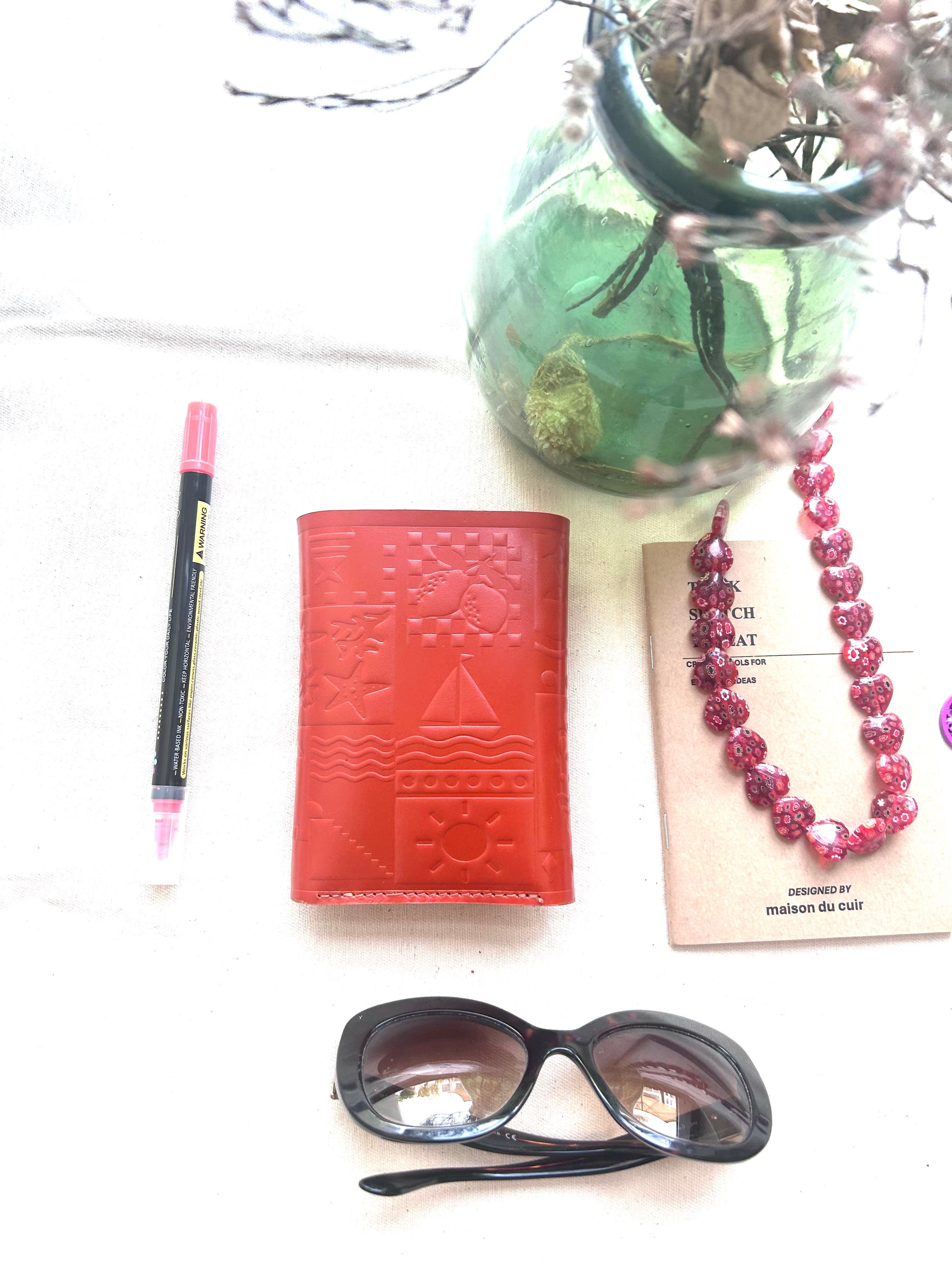 The Odyssey sienna orange Trifold Wallet