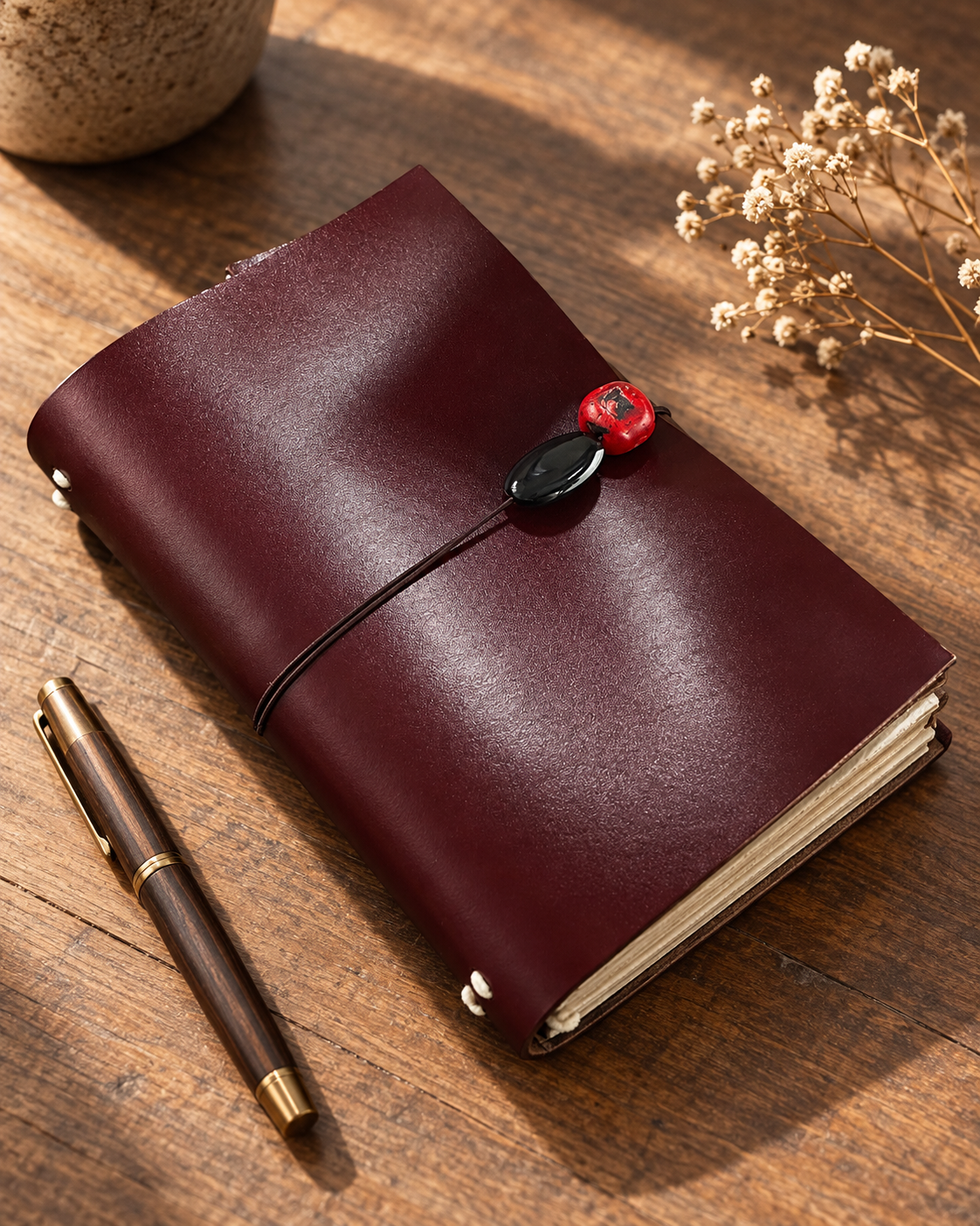 Customizable Leather Journal