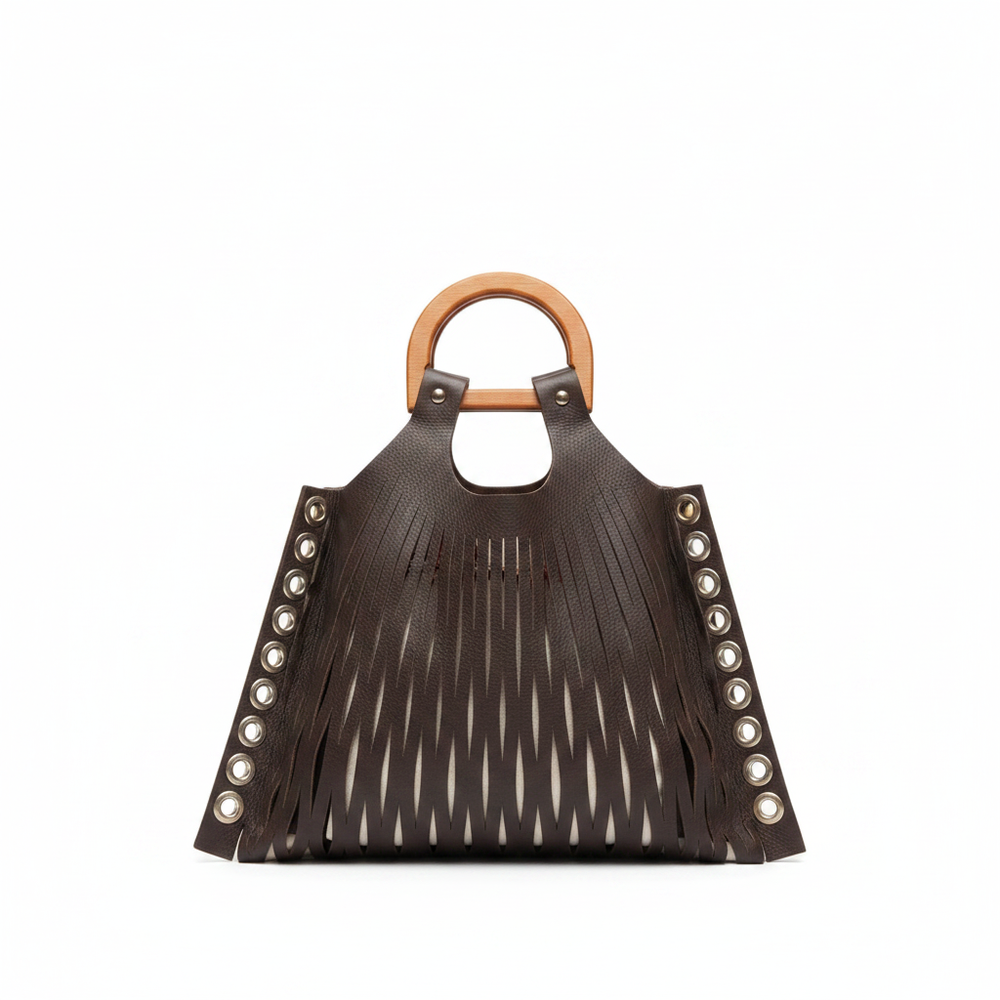 Sirocco Slit Leather Tote